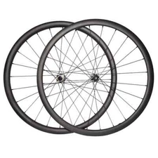 700C Carbon Wheelset For Road Bicycle 24H 25mm Wide D411SB D412SB HG XDR Campy
