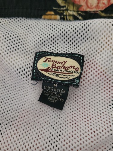 Tommy Bahama Paradise Nation Black Swim Trunks Shorts Lined Mens Size Medium - Picture 4 of 6