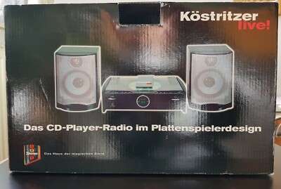 CD-Spieler Köstritzer Player UKW-Radio Stereo Lautsprecher Retro OVP NEU