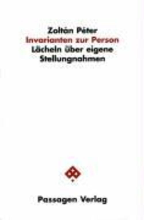 Thumbnail - Invarianten Zur Person: Lächeln Über Eigene Stellungnahmen | Zoltán