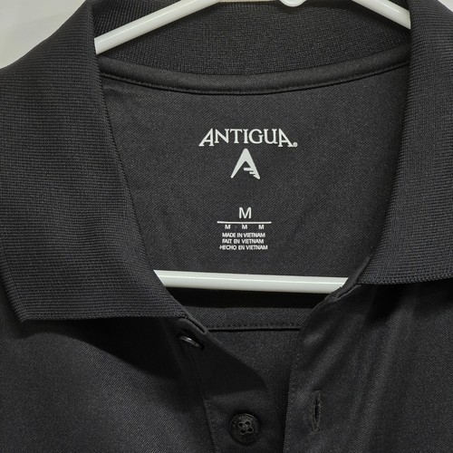 San Antonio Spurs Five Time Champions Mens Antigua Black Polo Shirt Size Medium - Picture 11 of 16