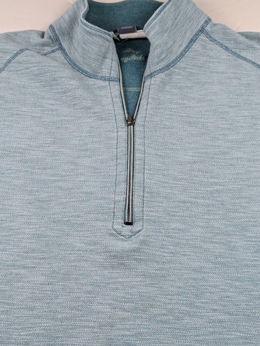 Tommy Bahama Flipshore Reversible Pullover Sudadera Azul Para Hombre Talla 2XL - Imagen 5 de 16