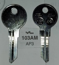 Chicago, 103AM, AP3, K103, Vintage Key Blank.