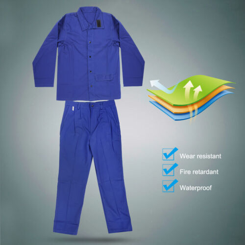 Wear Resisting Fireproof Welding Protective Clothing Suit Safety Welder Work FST - Picture 1 of 9