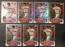 VAUGHN GRISSOM 2023 Topps Chrome Update USC127 Lot (7x) RC Braves Free Shipping