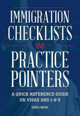 Greg Berk Immigration Checklists and Practice Pointers (Paperback)
