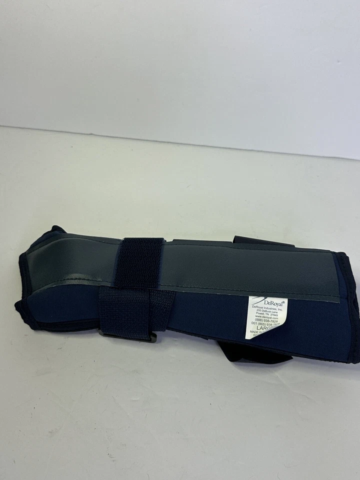 Deroyal 205w11 - Muñeca/Antebrazo Soporte Lona/Espuma/Metal Mano Derecha Azul Grande Foto 3 de 4