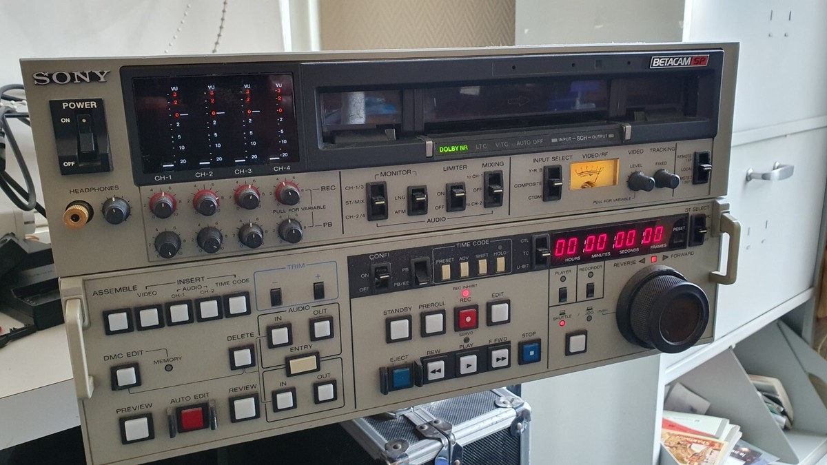 Sony Betacam SP BVW75P PAL Video Cassette Recorder for sale online
