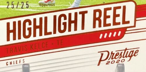 2020 Prestige Travis Kelce /25 “HIGHLIGHT REEL” ORANGE Xtra Points SSP (25/25) - Picture 2 of 15