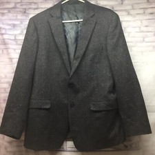Calvin Klein Mens Extreme Slim Fit Gray Blazer Sports Coat Jacket