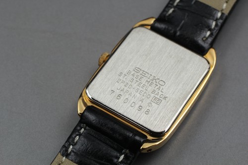 Vintage 1987 N MINT Seiko Socie 2P20-5E00 Gold Tank Quartz Womens Watch JAPAN - Picture 6 of 10