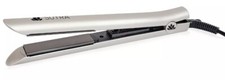 Tourmaline Infused Ceramic 1" Digital Flat Iron - Silver RETAIL: 74.99