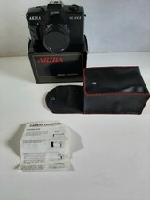 Akira TC-002 35mm Compact Camera w/Case, Box  Paperwork