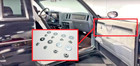 PULL STRAP ESCUTCHEON HARDWARE! FOR 1984 1987 BUICK GRAND NATIONAL, REGAL T TYPE