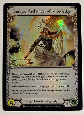 Invoke Suraya Rainbow Foil Legendary Flesh And Blood Dynasty Pack 