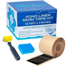 - Pond Liner Seam Tape Double Sided Butyl Adhesive 3" x 30'