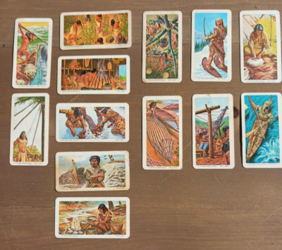1974 BROOKE BOND/RED ROSE TEA 13 VINTAGE INDIANS OF CANADA TRADING CARDS RARE BV | eBay 1974 BROOKE BOND/RED ROSE TEA 13 VINTAGE INDIANS OF CANADA TRADING CARDS RARE BV | eBay