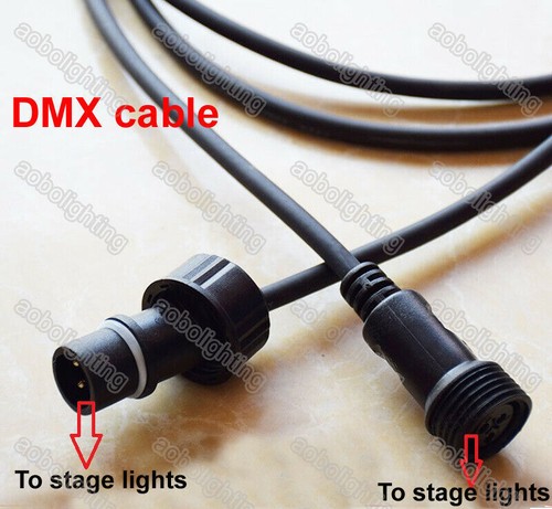 IP65 Outdoor LED Par Light Power Cable DJ Disco Show Party Lighting DMX Cable - Afbeelding 9 van 10