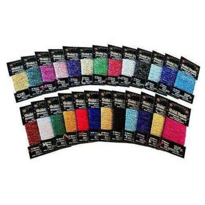 Lincatex Goldrausch Metallic Deko Glitzer Stickgarn 10 Meter