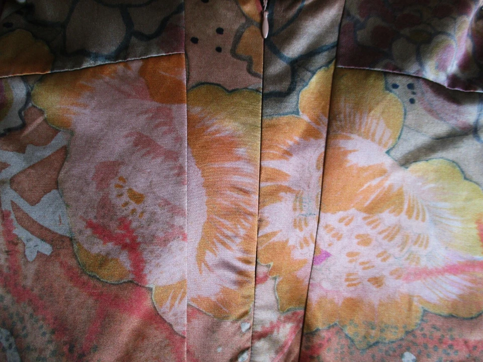 Etro 紧身连衣裙 44 码 IT 3/4 袖棕色橄榄抛光棉混纺 — 第 3/4 张图片