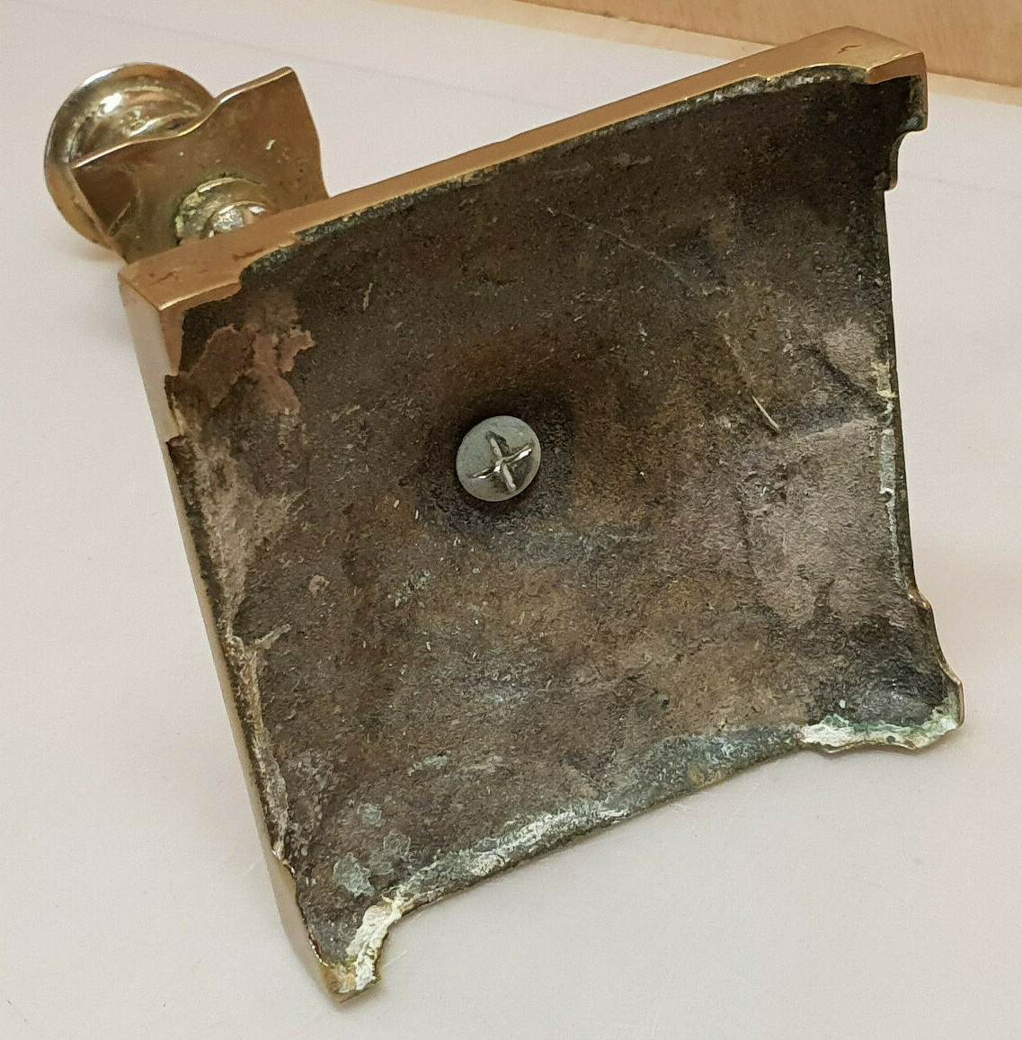 Bougeoir ancien bronze XIX ème siècle France - Antiquités