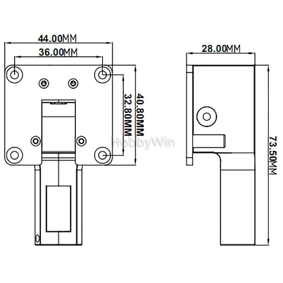 55G Electric Retract Landing Gear Set 5mm fix shaft RC Model Airplane Warbird - Image 4 of 4