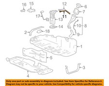 GM OEM 07-12 Canyon Fuel System Fuel System Components-Feed Line 25915450