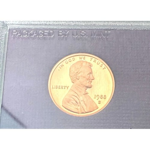 1988-S United States Mint Proof Set w/ COA & Sleeve! 178 - 第 5/16 張圖片