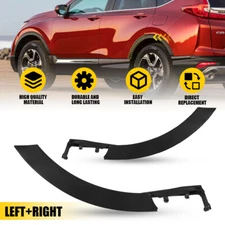 2PCS Rear Left & Right Side Door Flare Molding Trim For 2017-2022 Honda CRV CR-V
