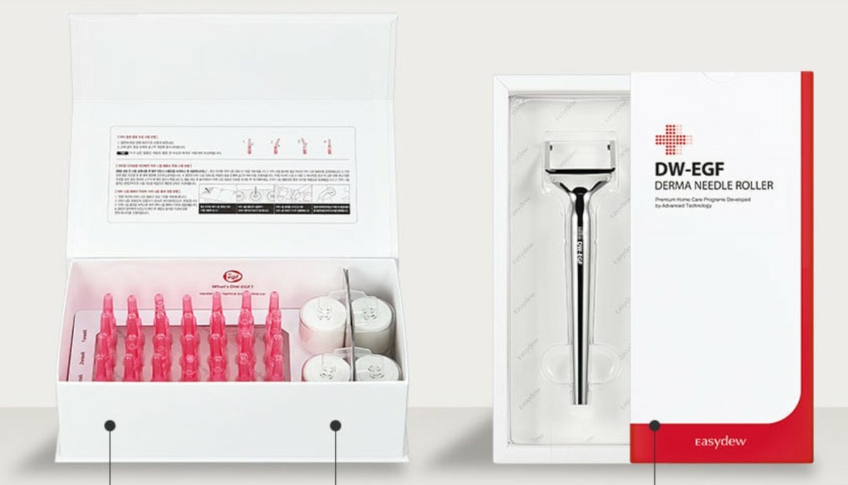 DW-EGF] EasyDew DW-EGF DERMA Needle Program 3500 Shot Roller +1ml