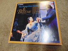 Puccini La Boheme Pioneer Laserdisc - Met Opera Jose Carreras Teresa Stratas