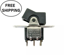 25x DPDT ON-NONE-ON 5A 120VAC / 28VDC - 2A 250VAC Rocker Switch - Solder
