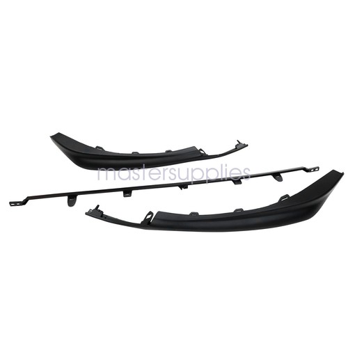 Fits 2021-2024 Toyota Camry XSE SE Front Bumper Moldings Left Right Center Black - Picture 3 of 11