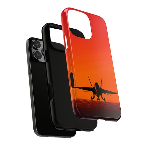 Jet Fighter Orange Sunset Phone Case for iPhone, Samsung Galaxy, Pixel - 第 11/239 張圖片