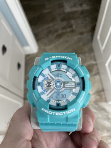 Casio G-SHOCK GA-110SN-3ACR 51mm Teal Plastic Case with Teal 
