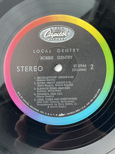 BOBBIE GENTRY - Local Gentry - 1968 US 1st Press (NM) In Shrink Ultrasonic Clean - Picture 6 of 6