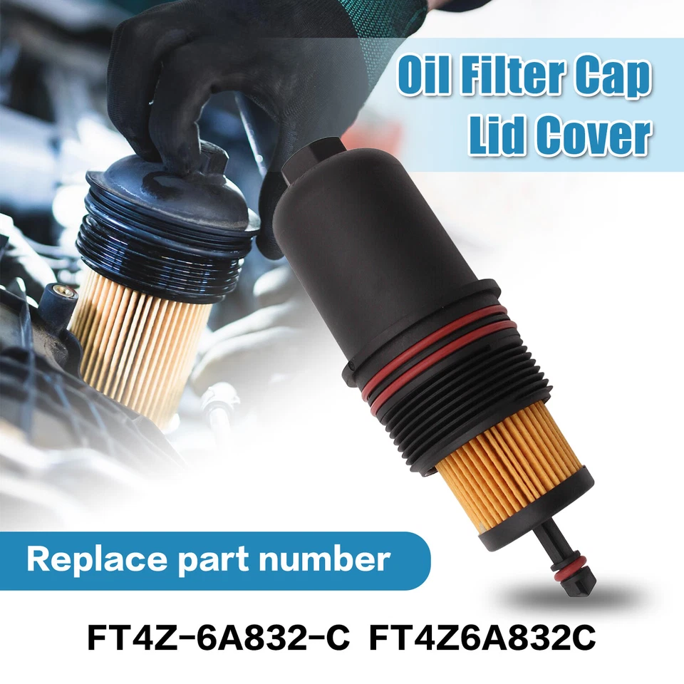 Крышка крышки масляного фильтра для 2015-2020 Fusion & F150 2,7 л V6 FT4Z-6A832-C - Изображение 2 из 4