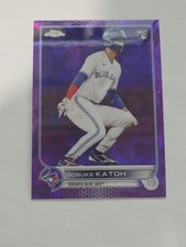 2022 Topps Chrome Update Sapphire Edition Purple /10 Gosuke Katoh Rookie RC