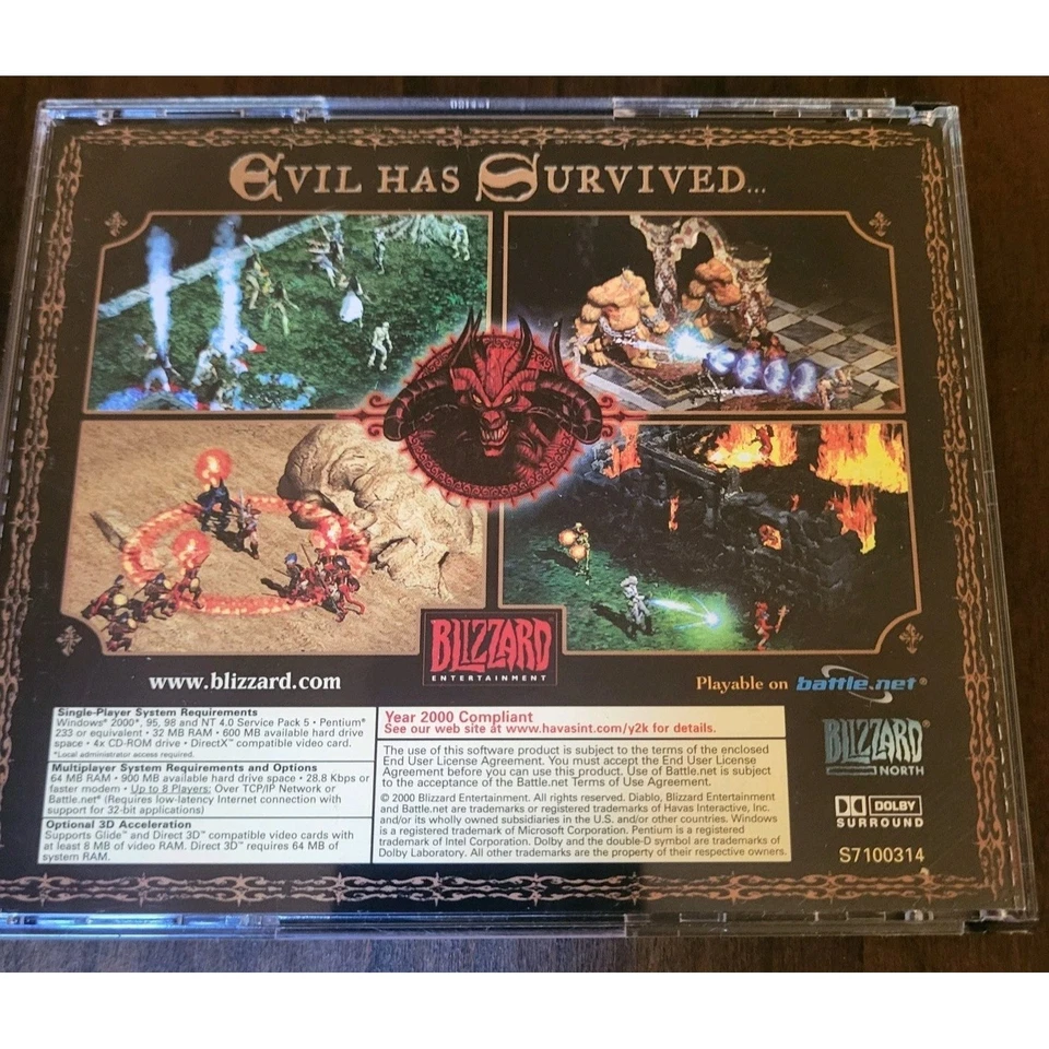 Diablo II Collector's Edition 2 Discs Set, No Play Disc - Image 3 of 4