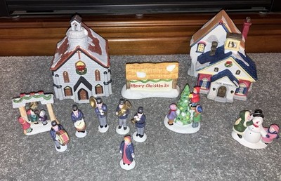 Vintage Lemax Dickensvale Christmas Town Lot of 7