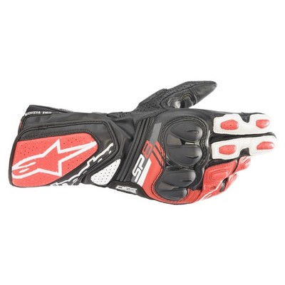 Alpinestars SP-8 V3 Gloves - Black/White/Bright Red - Medium