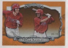 2018 Bowman Chrome Sterling Continuity Orange Refractor 5/25 Adam Haseley s3g