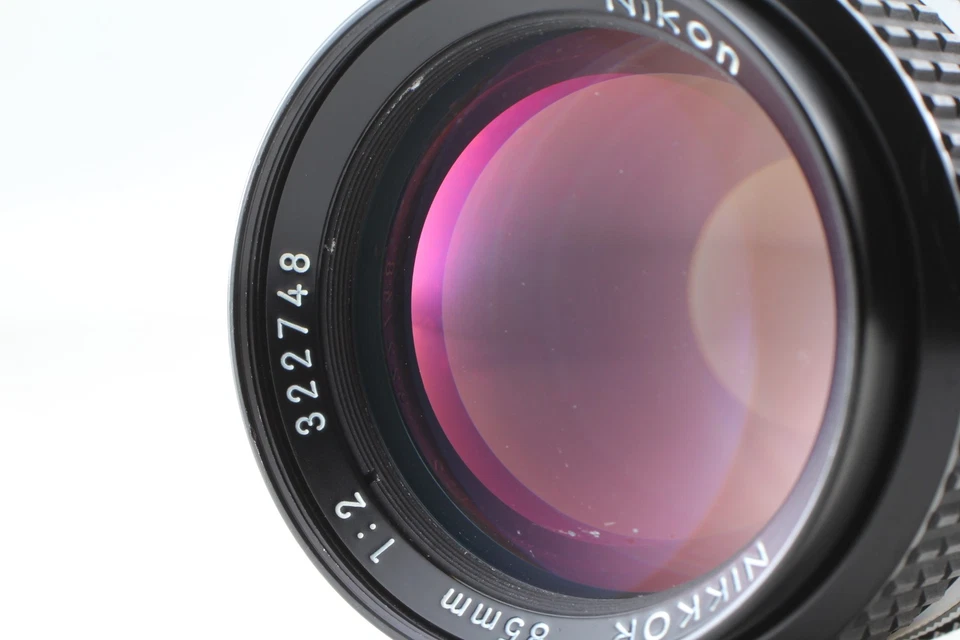 [N MINT] Nikon Ai-s Ais Nikkor 85mm f2 Portrait MF Lens For FM2 F3 From JAPAN - Image 3 of 4