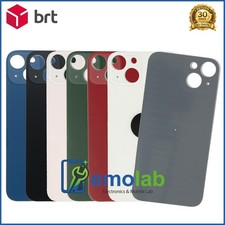 SCOCCA VETRO POSTERIORE PER APPLE IPHONE 13 BACK COVER  BIG HOLE FORO LARGO