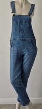 Fat Face Lewes Dungarees Size 20-24 vintage pale blue