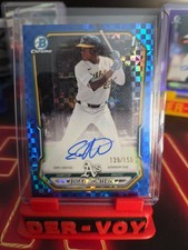 2026 Topps Bowman Chrome Edgar Montero Blue X-fractor Auto /150