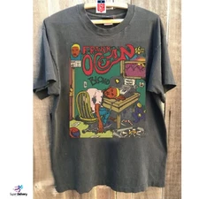 New Arrival Vintage style Frank Ocean tour comic short sleeve Black shirt