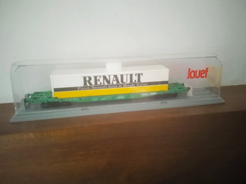 PROMO JOUEF CHAMPAGNOLE PORTE CONTAINER RENAULT NEUF REF 672500 V9 | Zustand: Neuf