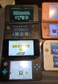 Lot of 4 Nintendo Handheld Game Consoles Bundle Gameboy new 3ds xl,dsi xl, 2ds,