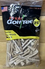 Pride Golf Tees Wood 2-3/4" SEALED (Approx. 90 Count)